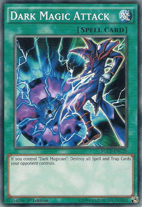 Dark Magic Attack [YGLD-ENC29] Common - Doe's Cards