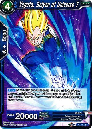 Vegeta, Saiyan of Universe 7 (XD1-02) [Assault of the Saiyans] - Doe's Cards