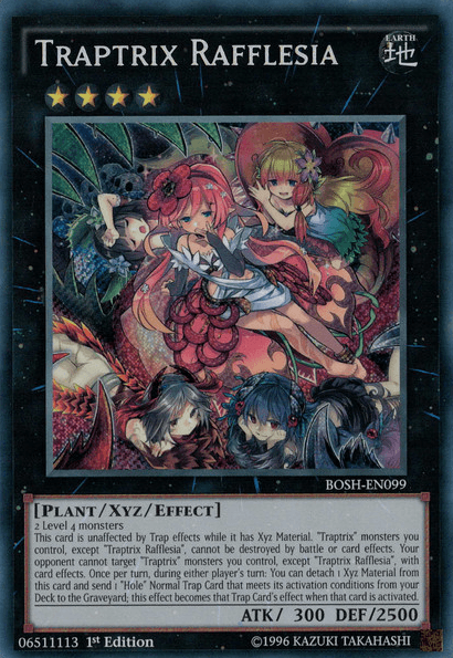 Traptrix Rafflesia [BOSH-EN099] Secret Rare - Doe's Cards