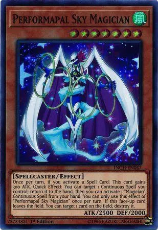 Performapal Sky Magician [INCH-EN047] Super Rare - Doe's Cards