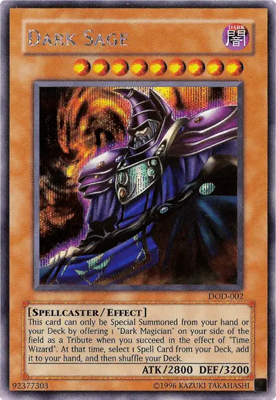 Dark Sage [DOD-002] Prismatic Secret Rare - Doe's Cards
