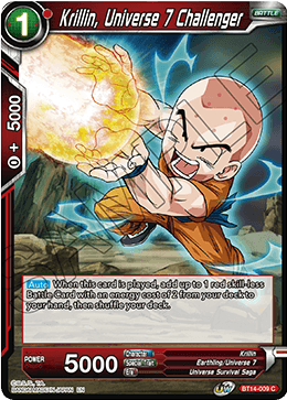 Krillin, Universe 7 Challenger (BT14-009) [Cross Spirits] - Doe's Cards