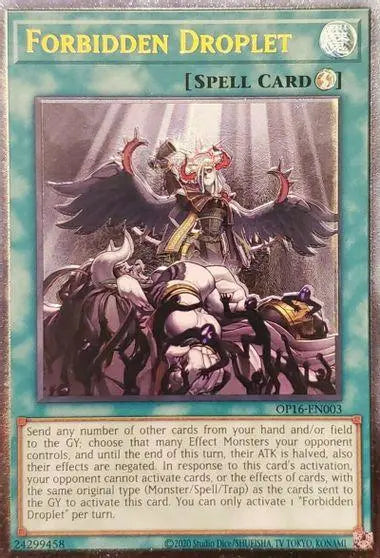 Forbidden Droplet [OP16-EN003] Ultimate Rare - Doe's Cards
