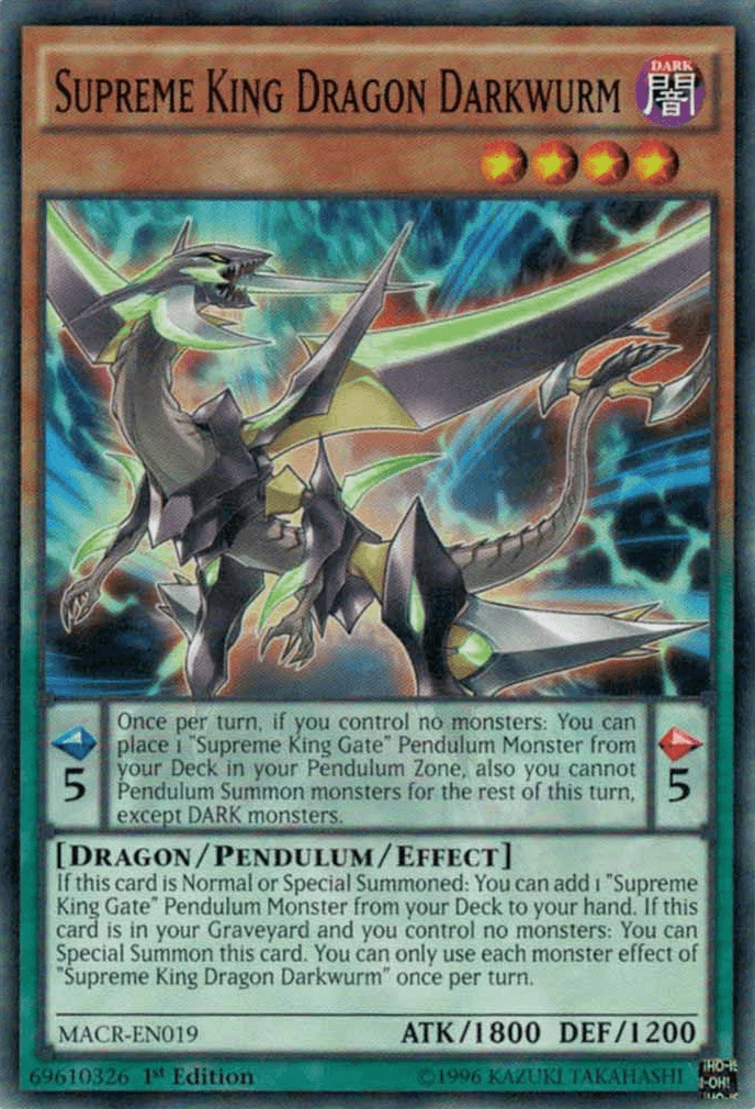 Supreme King Dragon Darkwurm [MACR-EN019] Common - Doe's Cards