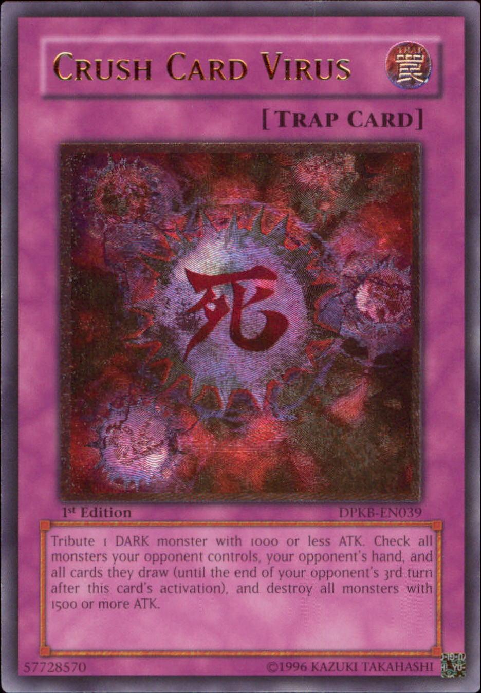 Crush Card Virus [DPKB-EN039] Ultimate Rare - Doe's Cards