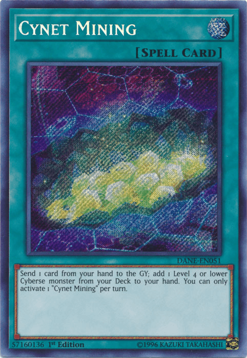 Cynet Mining [DANE-EN051] Secret Rare - Doe's Cards