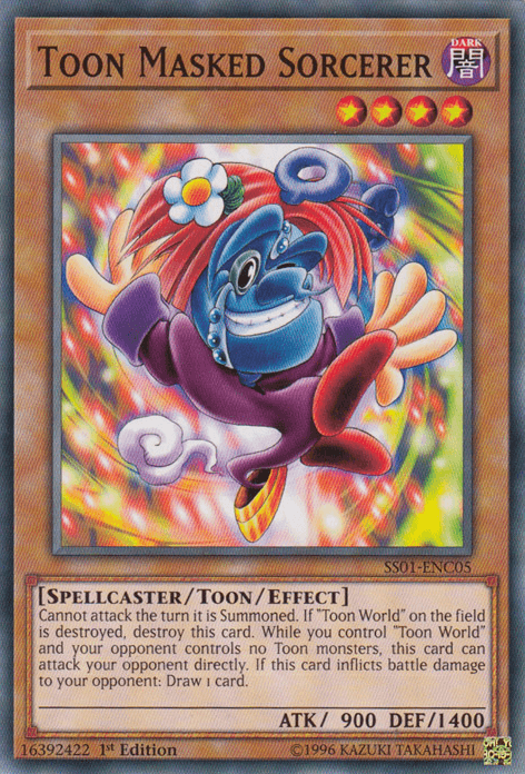 Toon Masked Sorcerer [SS01-ENC05] Common - Doe's Cards