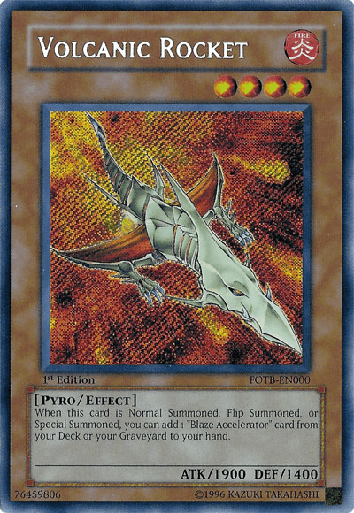 Volcanic Rocket [FOTB-EN000] Secret Rare - Doe's Cards