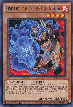 Brotherhood of the Fire Fist - Buffalo [MP14-EN015] Rare - Doe's Cards