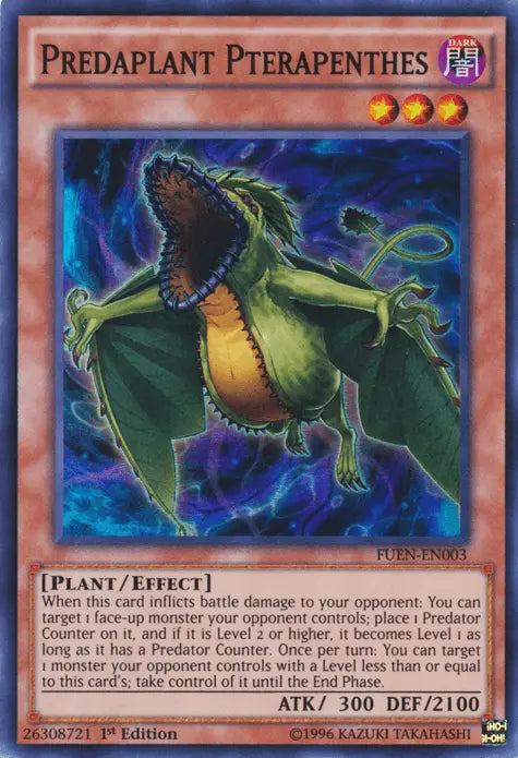 Predaplant Pterapenthes [FUEN-EN003] Super Rare - Doe's Cards