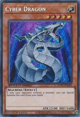 Cyber Dragon [SGX1-ENG01] Secret Rare - Doe's Cards