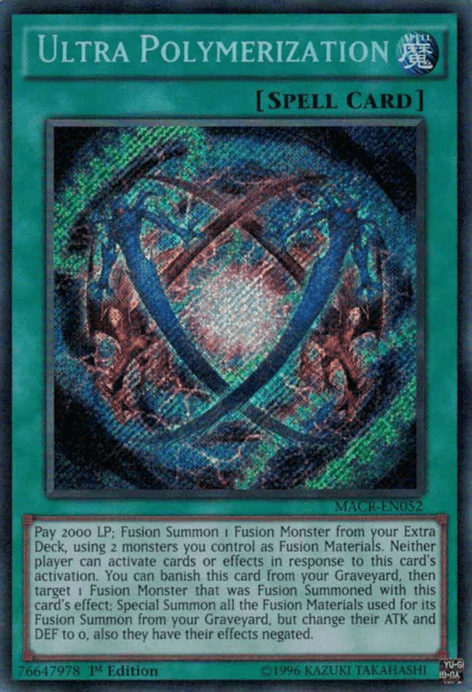 Ultra Polymerization [MACR-EN052] Secret Rare - Doe's Cards