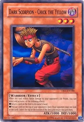 Dark Scorpion - Chick the Yellow [DR1-EN188] Common - Doe's Cards