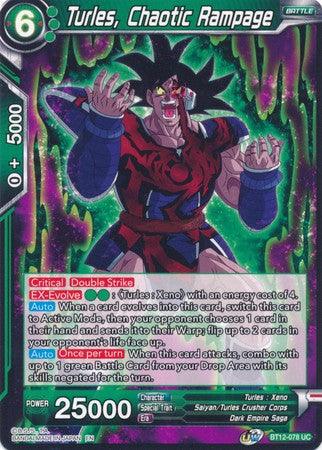 Turles, Chaotic Rampage (BT12-078) [Vicious Rejuvenation] - Doe's Cards