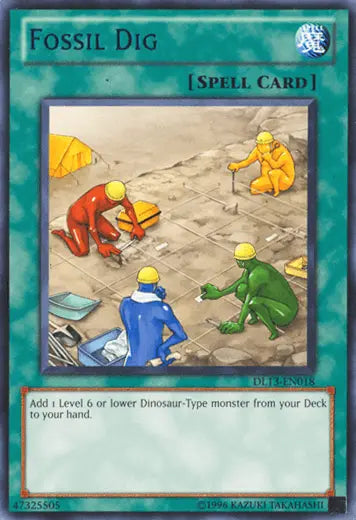 Fossil Dig (Blue) [DL13-EN018] Rare - Doe's Cards