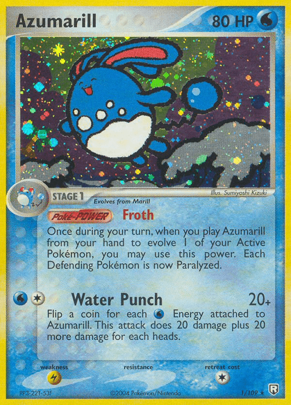 Azumarill (1/109) [EX: Team Rocket Returns] - Doe's Cards