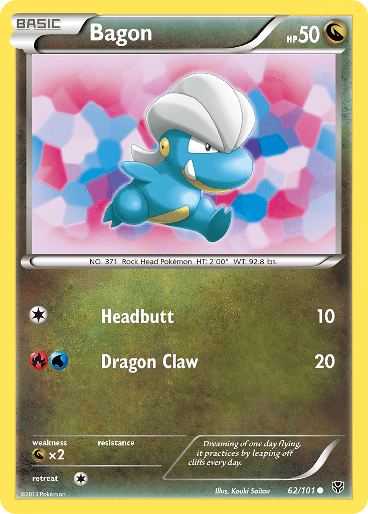 Bagon (62/101) [Black & White: Plasma Blast] - Doe's Cards