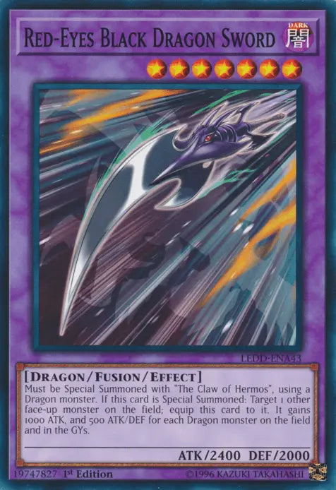Red-Eyes Black Dragon Sword [LEDD-ENA43] Common - Doe's Cards