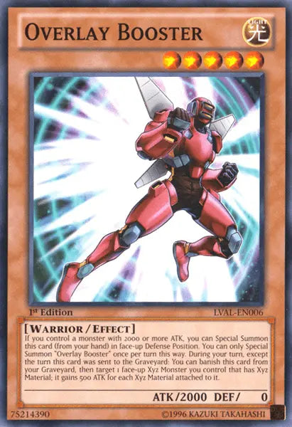 Overlay Booster [LVAL-EN006] Common - Doe's Cards