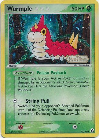 Wurmple (70/92) (Stamped) [EX: Legend Maker] - Doe's Cards