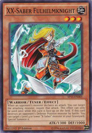 XX-Saber Fulhelmknight [SP15-EN005] Common - Doe's Cards