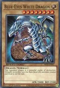 Blue-Eyes White Dragon [SBCB-EN087] Common - Doe's Cards