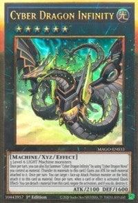 Cyber Dragon Infinity (Alternate Art) [MAGO-EN033] Gold Rare - Doe's Cards