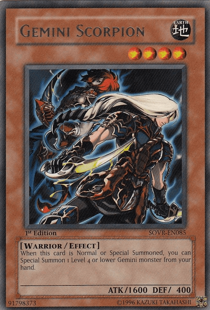 Gemini Scorpion [SOVR-EN085] Rare - Doe's Cards