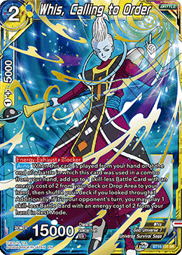 Whis, Calling to Order (BT16-131) [Realm of the Gods] - Doe's Cards