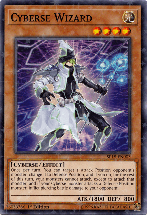 Cyberse Wizard [SP18-EN003] Starfoil Rare - Doe's Cards