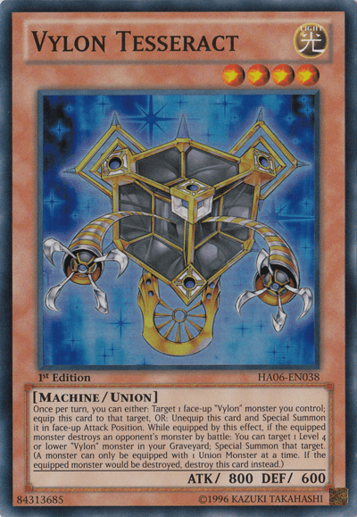 Vylon Tesseract [HA06-EN038] Super Rare - Doe's Cards