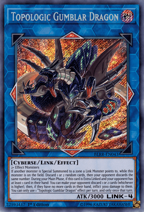 Topologic Gumblar Dragon [BLRR-EN043] Secret Rare - Doe's Cards