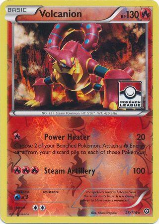 Volcanion (25/114) (League Promo) [XY: Steam Siege] - Doe's Cards