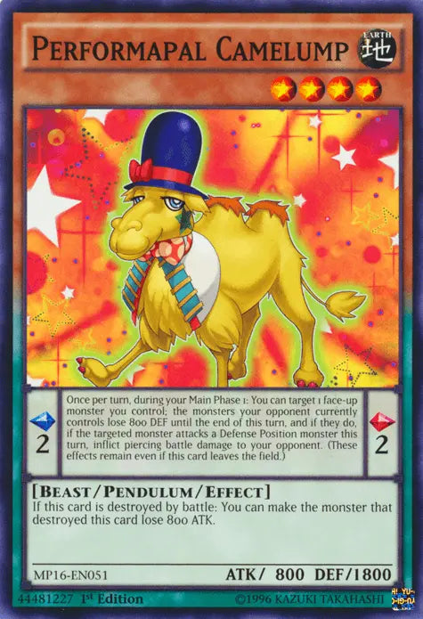 Performapal Camelump [MP16-EN051] Common - Doe's Cards