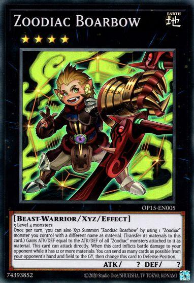 Zoodiac Boarbow [OP15-EN005] Super Rare - Doe's Cards