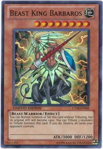 Beast King Barbaros [CT08-EN005] Super Rare - Doe's Cards