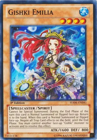 Gishki Emilia [HA06-EN041] Super Rare - Doe's Cards