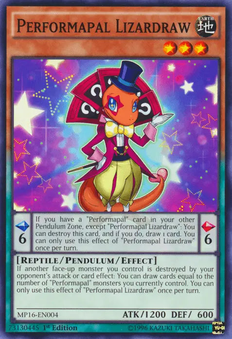 Performapal Lizardraw [MP16-EN004] Common - Doe's Cards