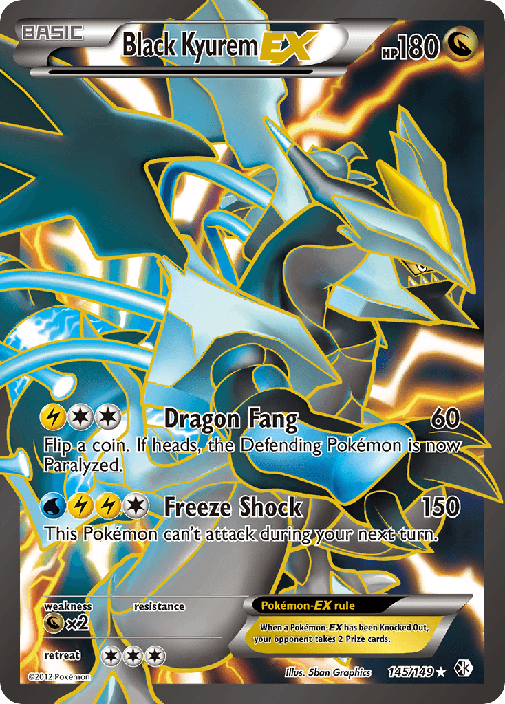 Black Kyurem EX (145/149) [Black & White: Boundaries Crossed] - Doe's Cards