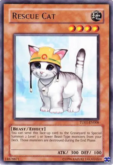 Rescue Cat [TU01-EN008] Rare - Doe's Cards