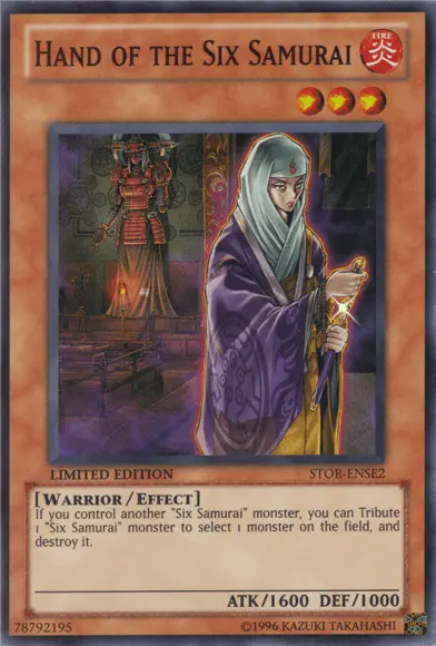 Hand of the Six Samurai [STOR-ENSE2] Super Rare - Doe's Cards