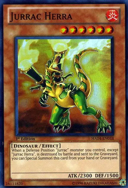 Jurrac Herra [HA04-EN018] Super Rare - Doe's Cards