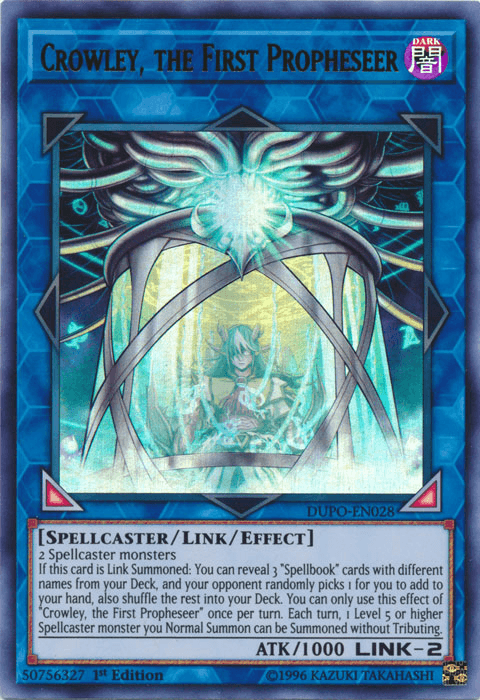 Crowley, the First Propheseer [DUPO-EN028] Ultra Rare - Doe's Cards