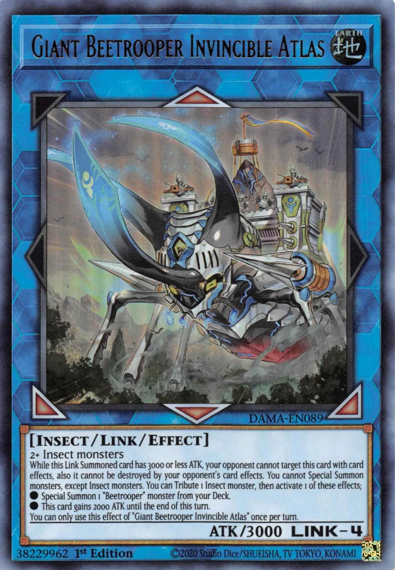 Giant Beetrooper Invicible Atlas [DAMA-EN089] Ultra Rare - Doe's Cards