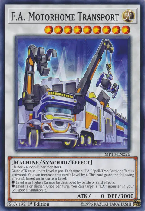 F.A. Motorhome Transport [MP18-EN226] Common - Doe's Cards