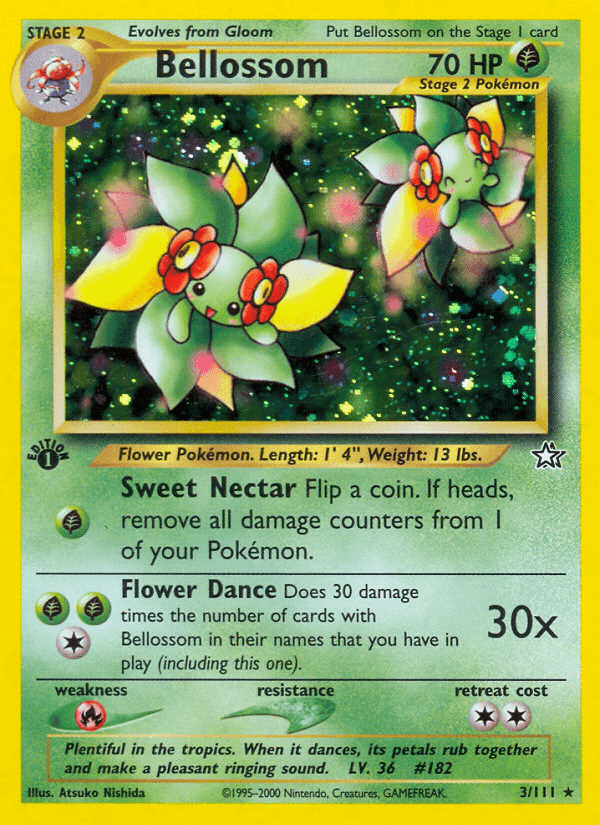 Bellossom (3/111) [Neo Genesis 1st Edition] - Doe's Cards