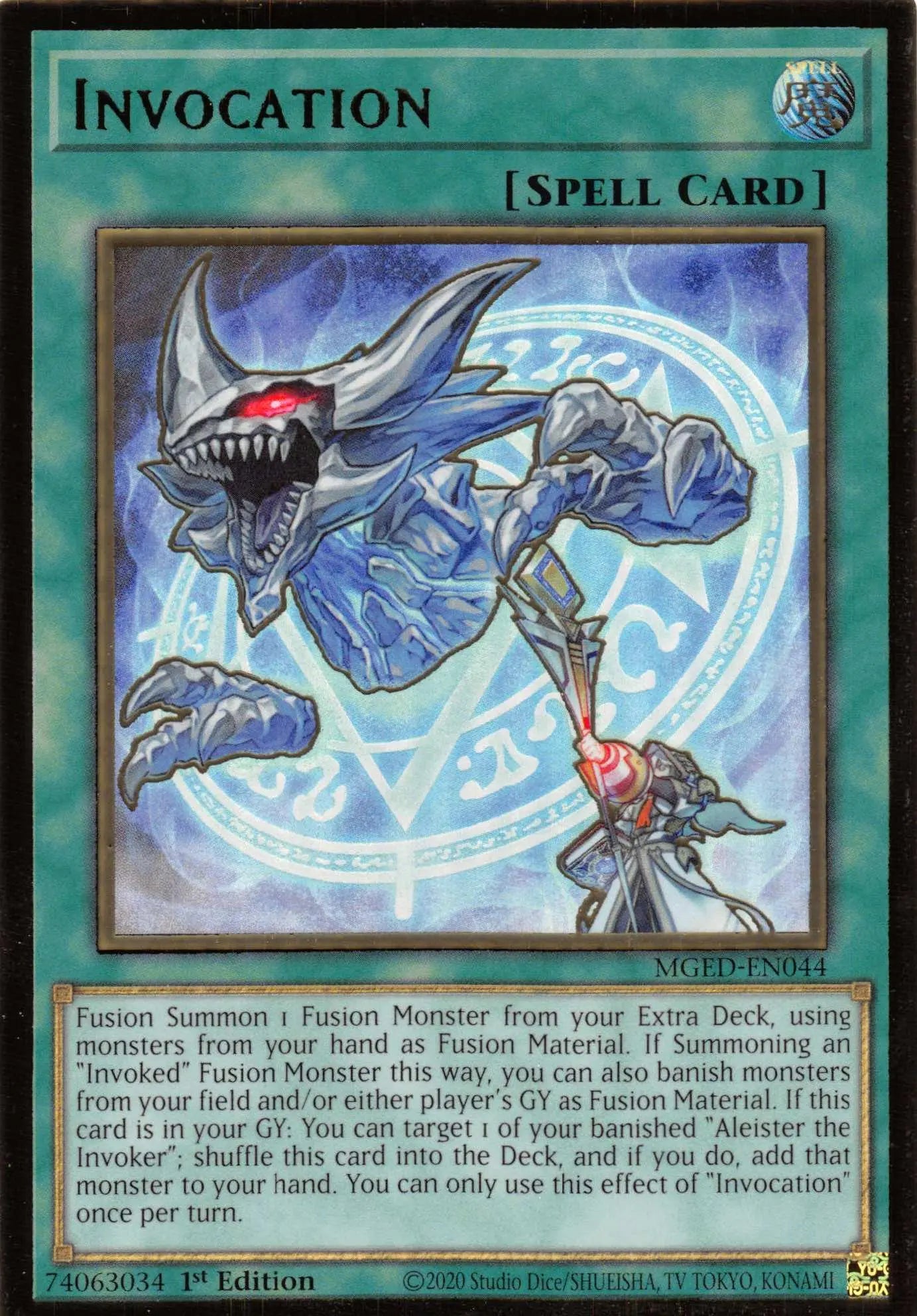 Invocation [MGED-EN044] Gold Rare - Doe's Cards