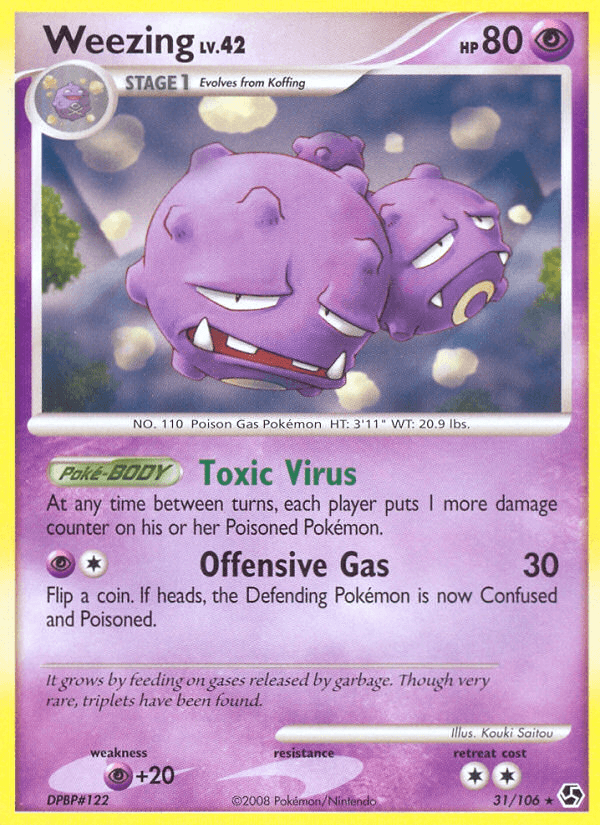 Weezing (31/106) [Diamond & Pearl: Great Encounters] - Doe's Cards