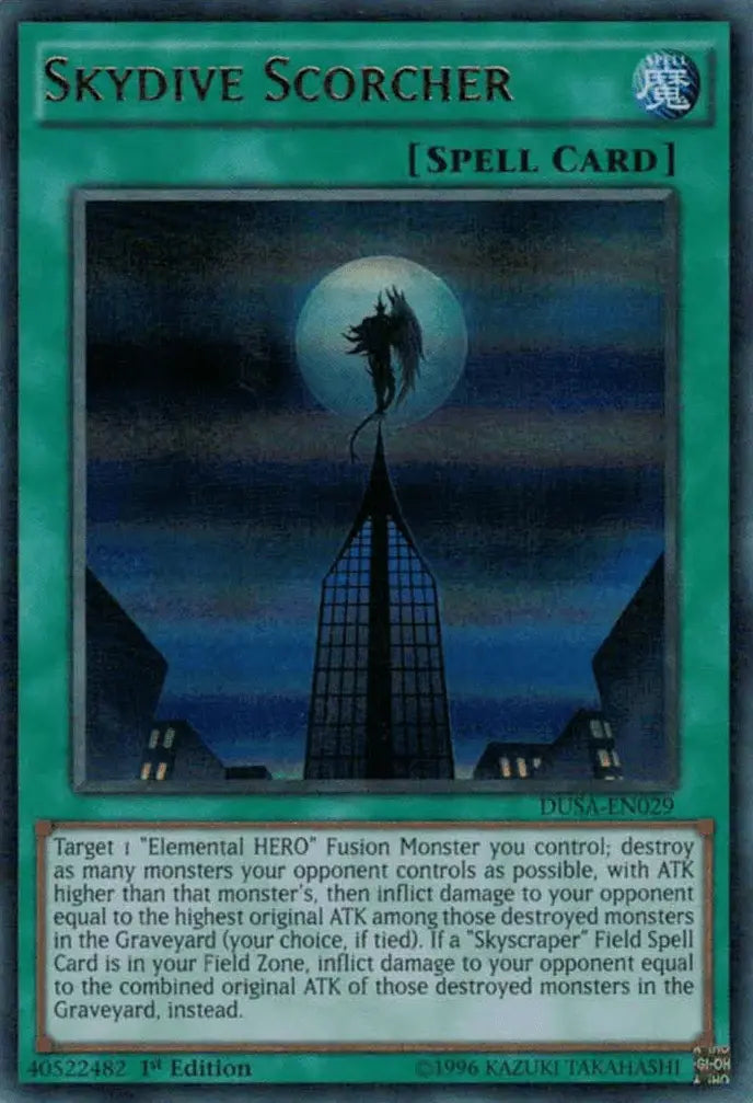 Skydive Scorcher [DUSA-EN029] Ultra Rare - Doe's Cards