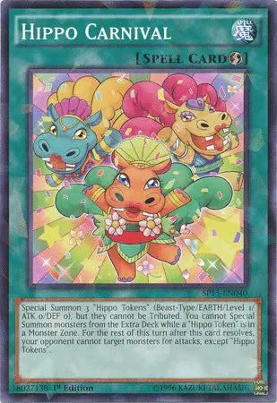 Hippo Carnival [SP15-EN040] Shatterfoil Rare - Doe's Cards